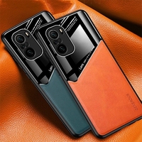 F3poco case skórzany texure uchwyt magnetyczny do samochodu pokrowce na pocophone little poco f3 f 3 5g pocof3 silikonowa rama odporna na wstrząsy coque 2